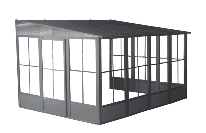 Steel Roof and Aluminum Frame Solarium