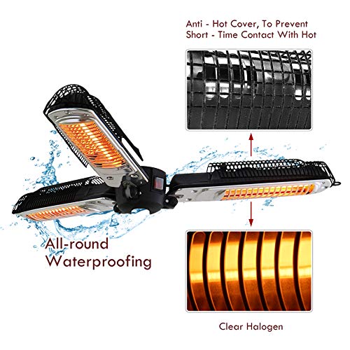 electric patio heater umbrella Electric Infrared Patio Heater – Grizzly Shelter Ltd