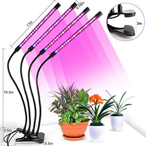 LED Light for Indoor Growing, Seeds and Plants with Auto Timer