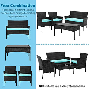 Rattan Patio Furniture Outdoor Indoor Rattan Wicker Chairs
