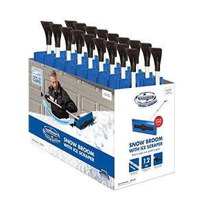 Snow Joe Telescoping Snow Broom with Ice Scraper