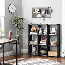 9-Cube DIY Storage Shelves or Open Bookshelf