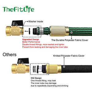 Expandable and Flexible Garden Hose 50FT with Nozzle