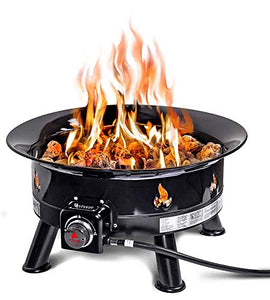 Outland Living Firebowl, Smokeless Fire Pit, Round Outdoor Portable Propane