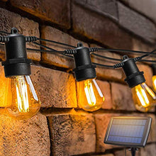Solar Bulb Outdoor 49 Ft Shatterproof String Lights