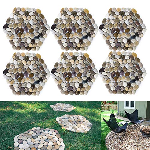River Rock Stepping Stones Pavers