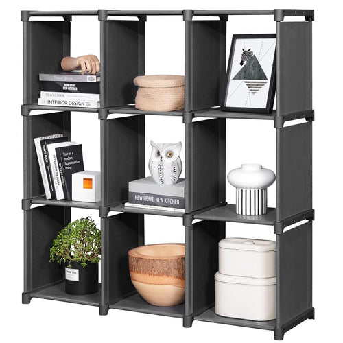 9-Cube DIY Storage Shelves or Open Bookshelf