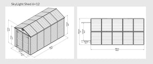 Skylight Storage Shed