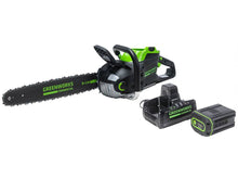 Greenworks Commercial 48 and 82 Volt Electric Chainsaw Kits