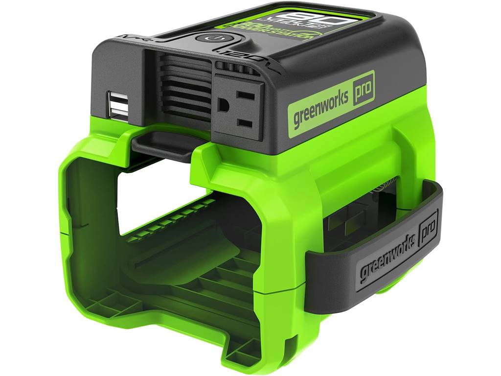 82V Portable 120V AC Power Inverter USB Charger by Greenworks