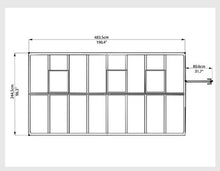 8 Foot Wide Premium Polycarbonate Greenhouse