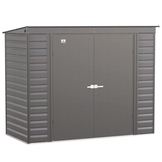 Steel Pent Shed