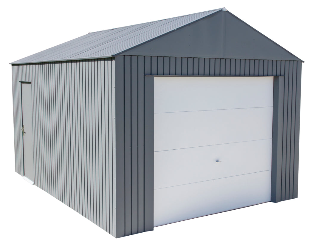 20 Year Steel Garage With Roll-up Door