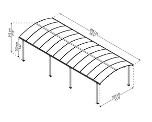 Curved Roof Carport