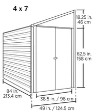 Steel Storage Shed Pent Roof