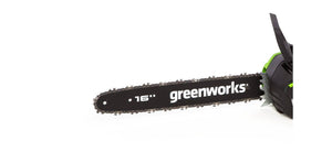 Greenworks Brushless Electric Chainsaw 16 Inch