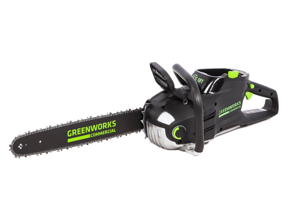 Greenworks Commercial 48 & 82 Volt Electric Chainsaw Kits