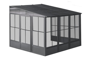Steel Roof and Aluminum Frame Solarium