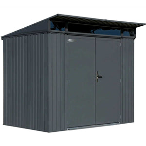 Steel Storage Shed, 8 ft. x 5 ft. Anthracite